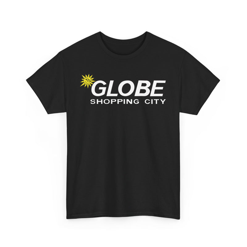 Load image into Gallery viewer, Globe Shopping City Sun Logo Vintage Mall Center T-Shirt