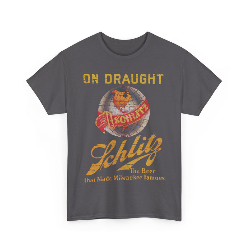 Load image into Gallery viewer, Schlitz Beer Milwaukee on Draught Wisconsin Brewery T-shirt