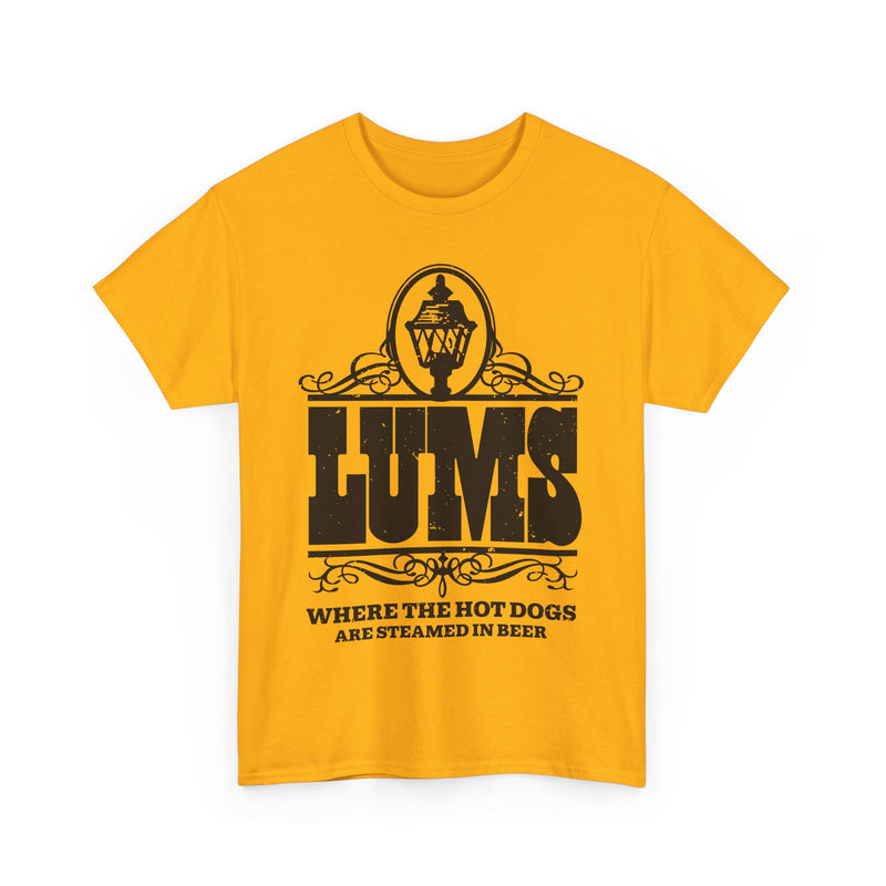 Load image into Gallery viewer, Lums Where Hot Dogs Are Steamed In Beer Vintage Logo T-Shirt