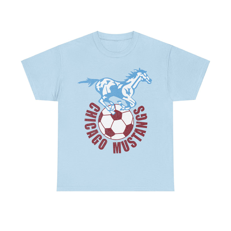Load image into Gallery viewer, Chicago Mustangs NASL Soccer Retro Nostalgic T-shirt