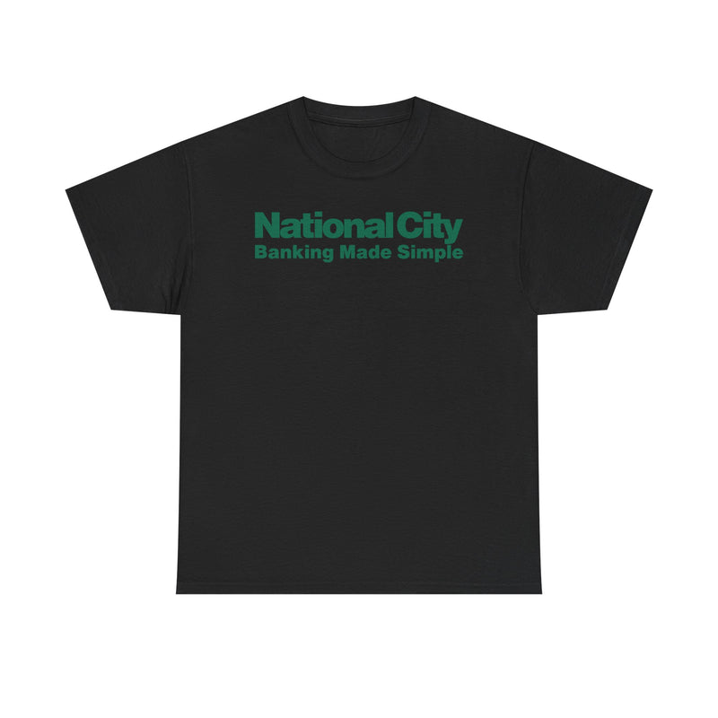 Load image into Gallery viewer, National City Banking Made Simple Financial Logo Bank Ohio T-Shirt