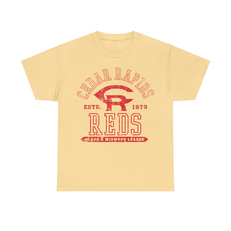 Load image into Gallery viewer, Cedar Rapids Reds Est 1979 Baseball Team T-shirt