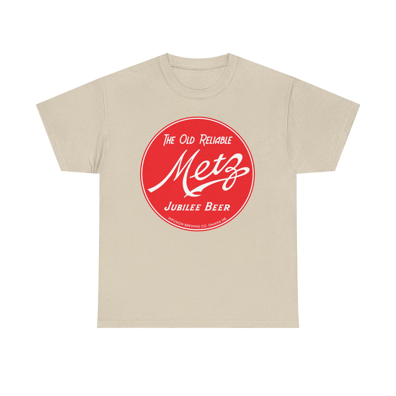 Load image into Gallery viewer, Metz Jubilee Old Reliable Logo Beer Infusion Brewing Co Nebraska T-Shirt