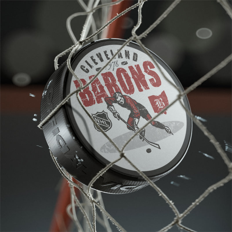 Load image into Gallery viewer, Cleveland Barons Est 1976 Ohio Hockey Puck