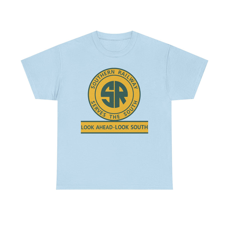 Load image into Gallery viewer, Southern Railway Serves The South Vintage Railroad Logo T-Shirt