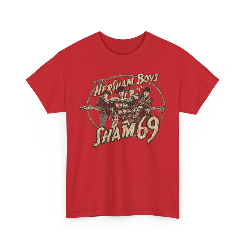 Load image into Gallery viewer, The Adventures of Hersham Boys 1979 Sham 69 England Punk Rock Band T-shirt