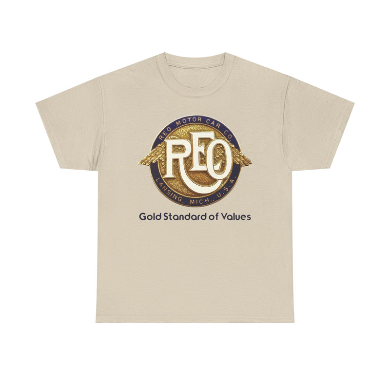 Load image into Gallery viewer, REO Motor Car Co Lansing Michigan Gold Standard Wings T-shirt