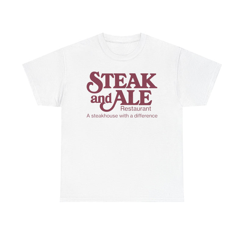 Load image into Gallery viewer, Steak and Ale Restaurant Vintage Steakhouse Logo Classic Dining T-Shirt
