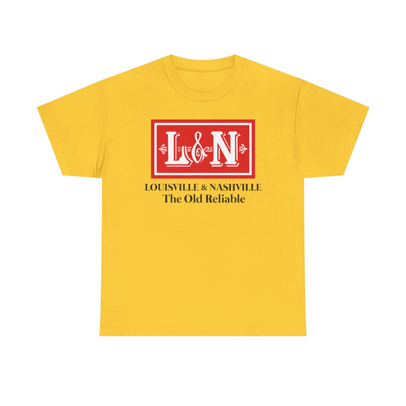 Load image into Gallery viewer, Louisville Nashville Old Reliable Railroad Vintage Train Logo T-Shirt