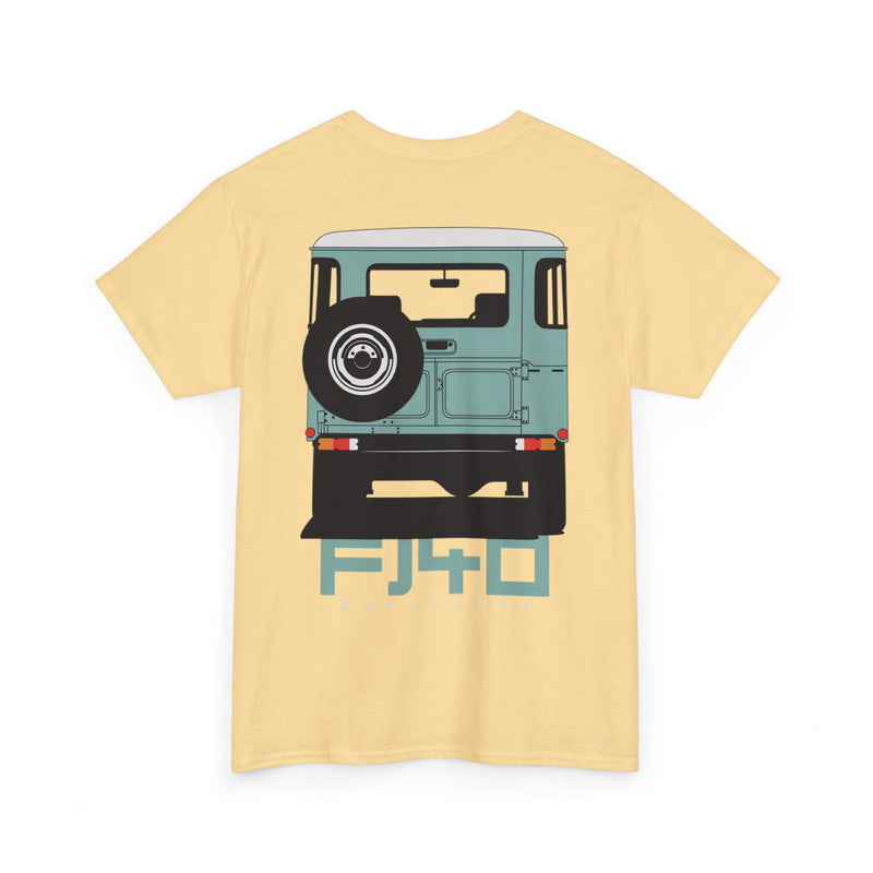 Load image into Gallery viewer, Toyota Land Cruiser FJ40 Green Car Double-sided T-shirt