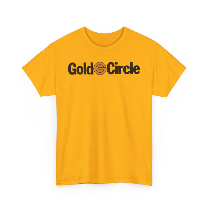 Load image into Gallery viewer, Gold Circle Orange Logo Vintage Department Store T-Shirt