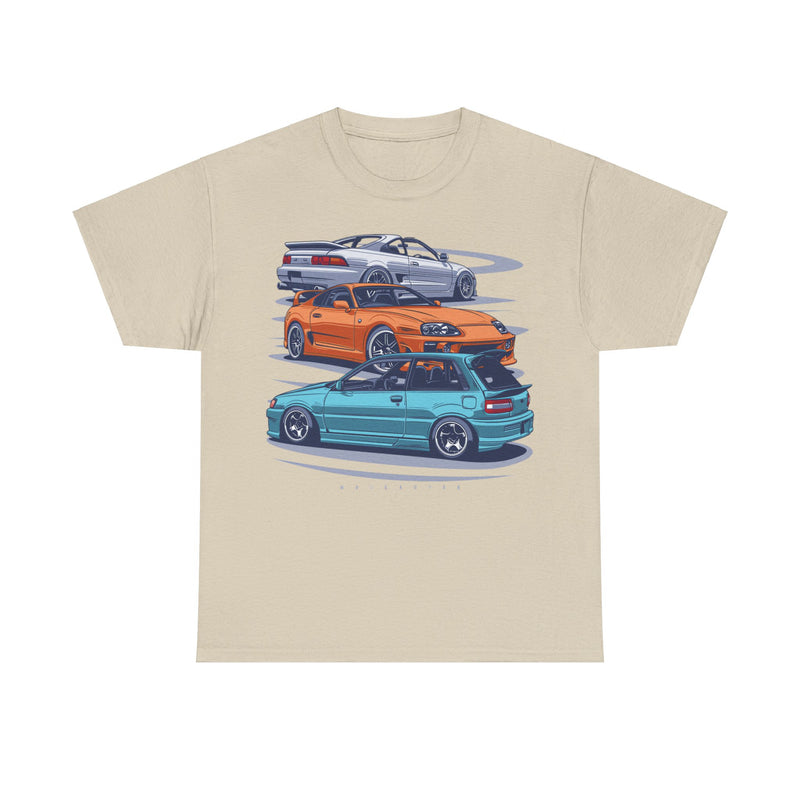 Load image into Gallery viewer, Toyota Starlet Supra MR2 Car T-shirt