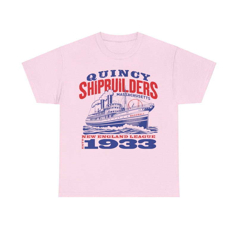 Load image into Gallery viewer, Quincy Shipbuilders Est 1933 Massachusetts Baseball T-shirt
