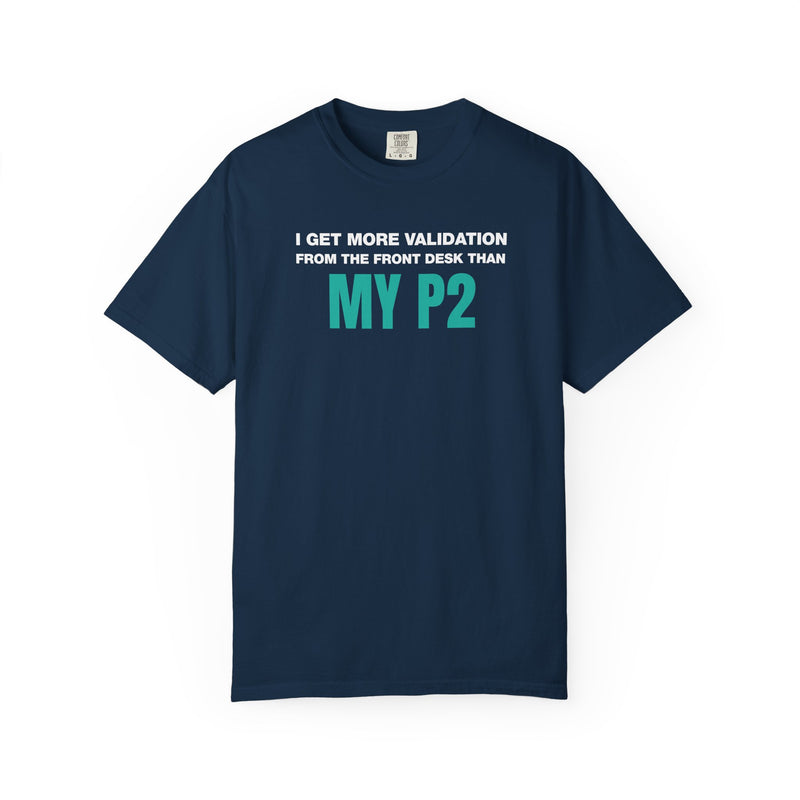 Load image into Gallery viewer, Hotel Front Desk Validation Credit Card Points Miles Teal T-shirt