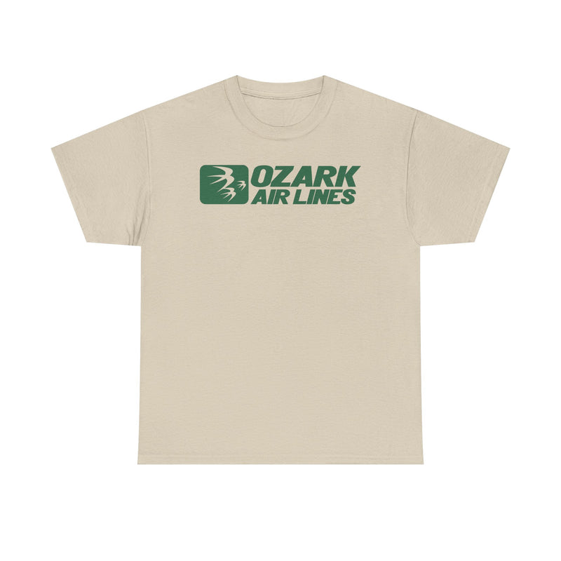 Load image into Gallery viewer, Ozark Airlines Green Logo Regional Aviation Collectible Nostalgia T-shirt