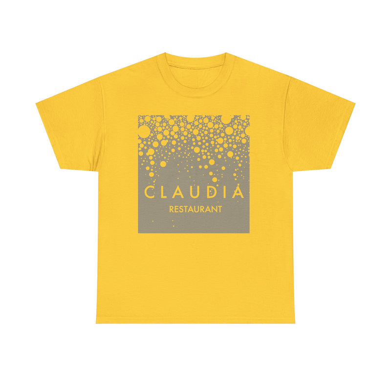 Load image into Gallery viewer, Claudia Restaurant T-Shirt - Fine Dining Industry Defunct Logo Tee