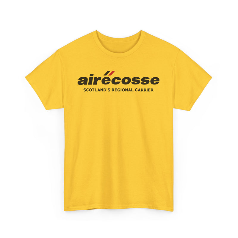 Load image into Gallery viewer, Airecosse Scotland's Regional Carrier Vintage Airline Logo Aviation T-shirt