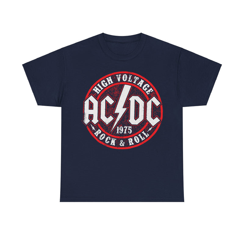 Load image into Gallery viewer, ACDC High Voltage 1975 Red Logo Music Nostalgic T-shirt