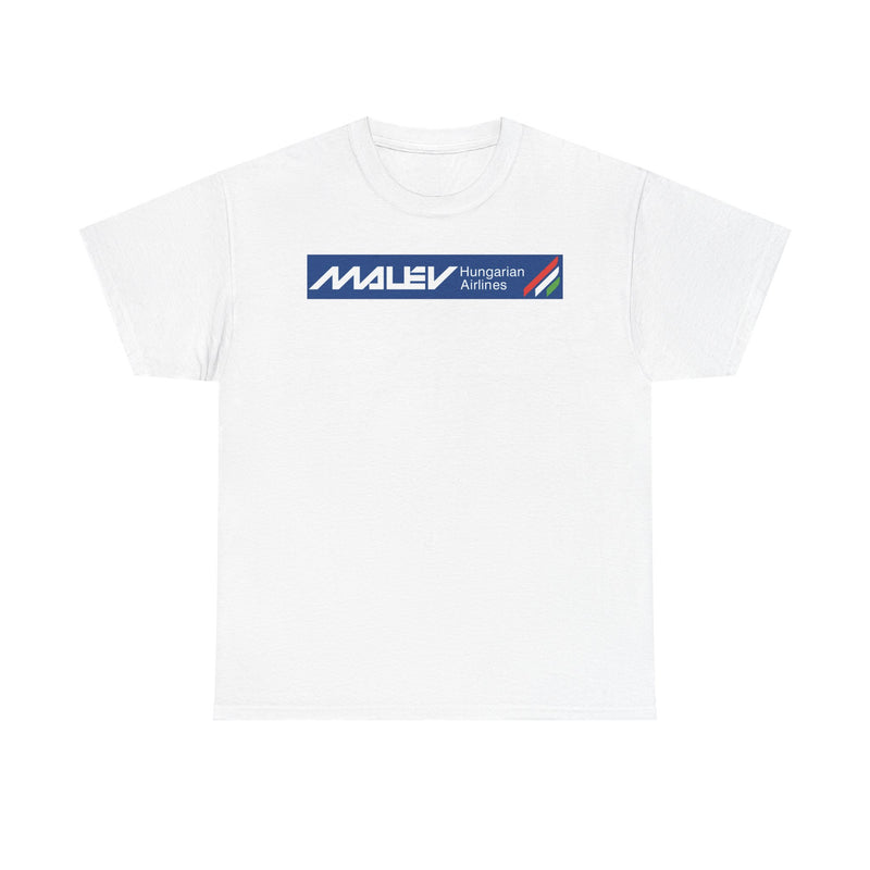Load image into Gallery viewer, Malev Hungarian Airlines Vintage European Flag Carrier Aviation T-shirt