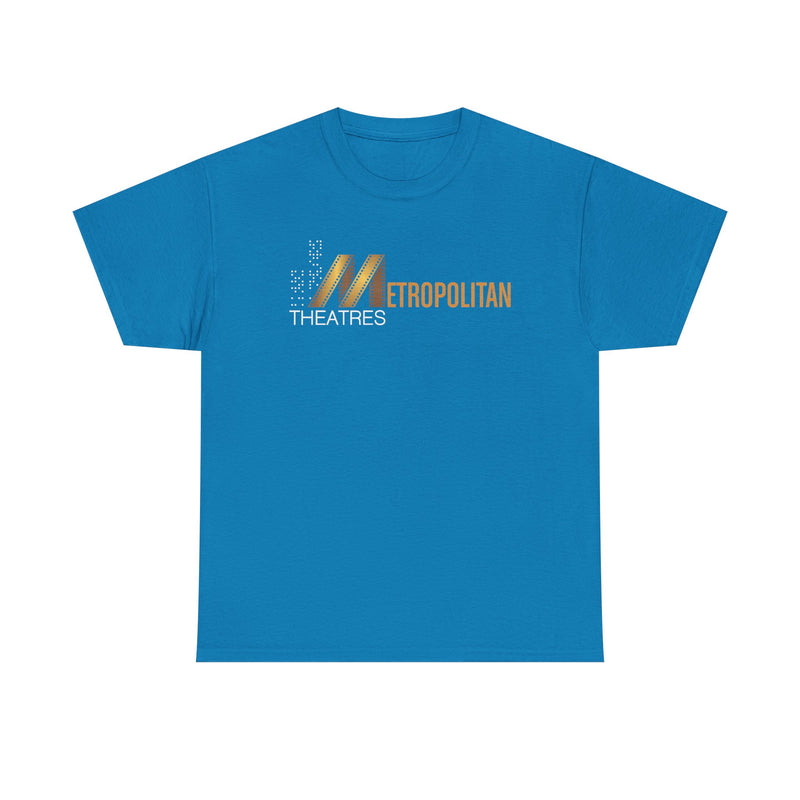 Load image into Gallery viewer, Metropolitan Theaters Film Strip Logo T-Shirt Movie Cinema Tee