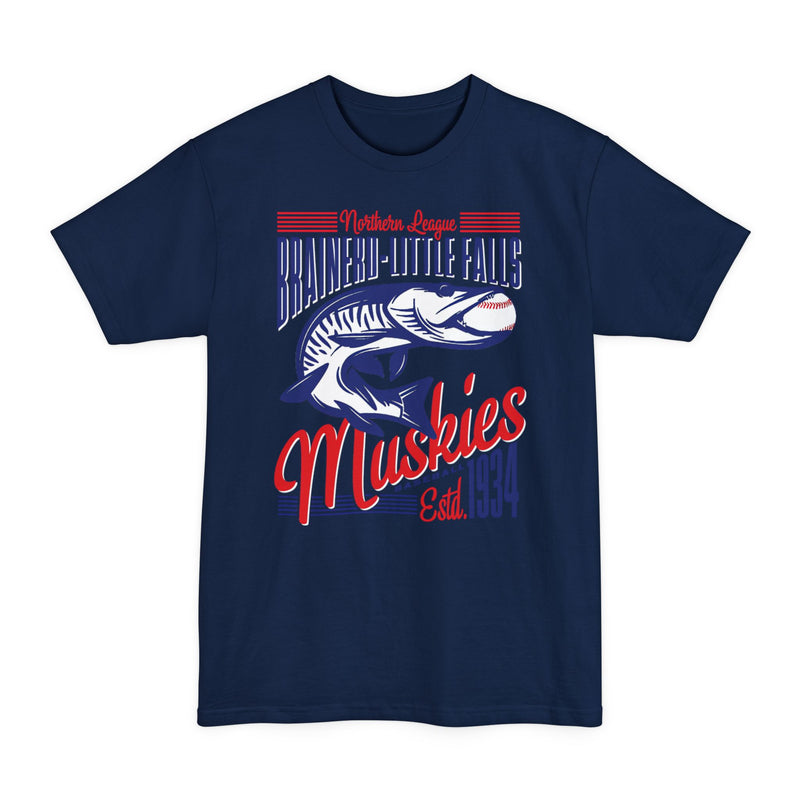 Load image into Gallery viewer, Brainerd Little Falls Muskies Minnesota Baseball BIG and TALL T-shirt