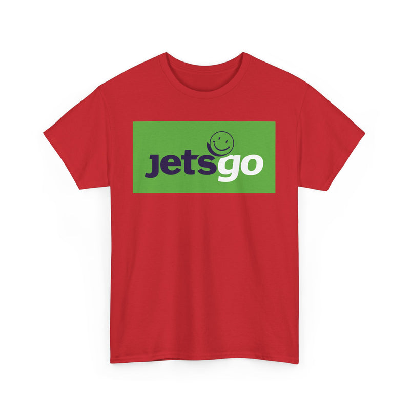 Load image into Gallery viewer, Jetsgo Canadian Airline Smiley Face Logo Vintage Aviation T-shirt