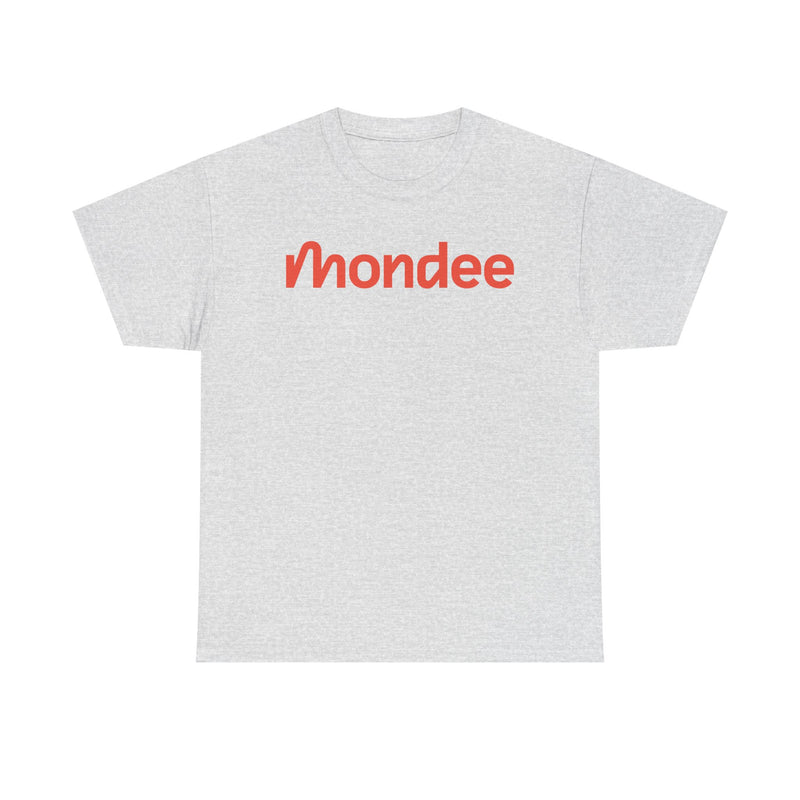 Load image into Gallery viewer, Mondee T-Shirt Bankrupt Travel Tech Company Defunct Logo Tee