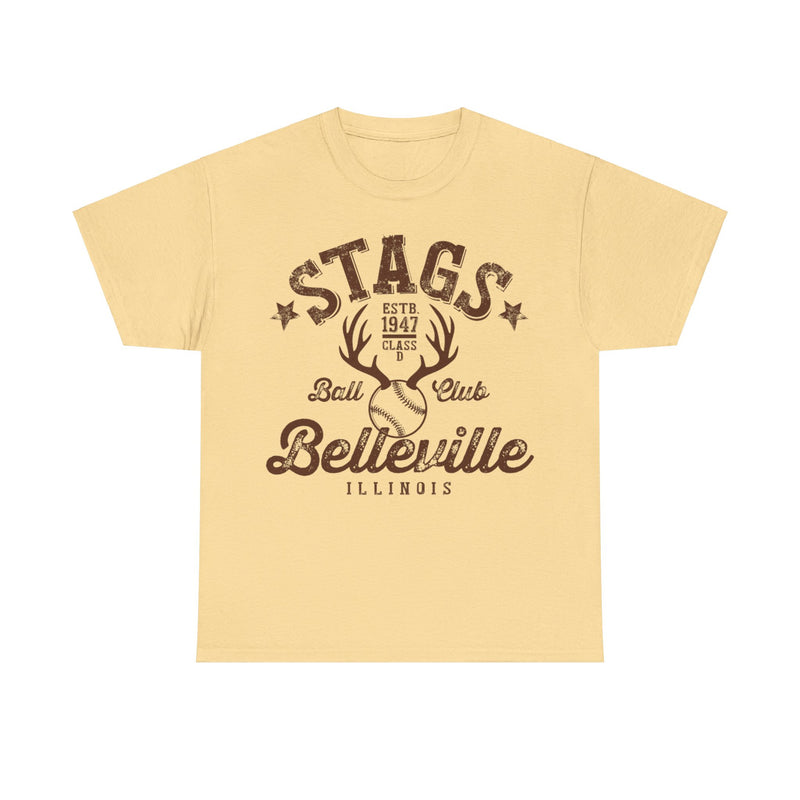 Load image into Gallery viewer, Belleville Stags Est 1947 Illinois Baseball T-shirt
