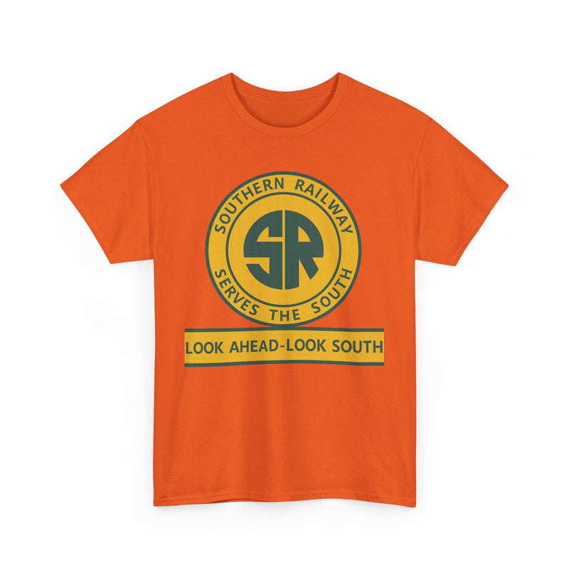 Load image into Gallery viewer, Southern Railway Serves The South Vintage Railroad Logo T-Shirt