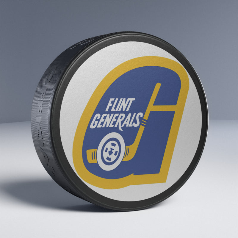 Load image into Gallery viewer, Flint Generals Michigan Hockey Puck