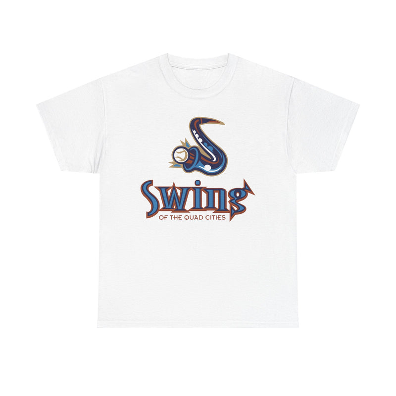 Load image into Gallery viewer, Swing of the Quad Cities Iowa Baseball 2004-2007 T-shirt