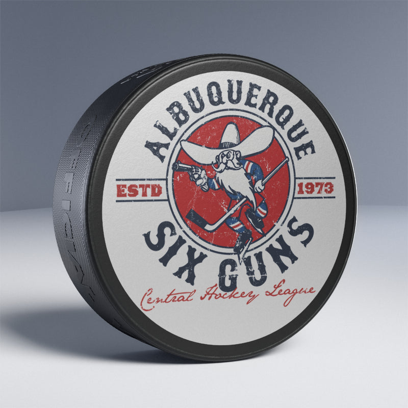 Load image into Gallery viewer, Albuquerque Six Guns New Mexico Hockey Puck
