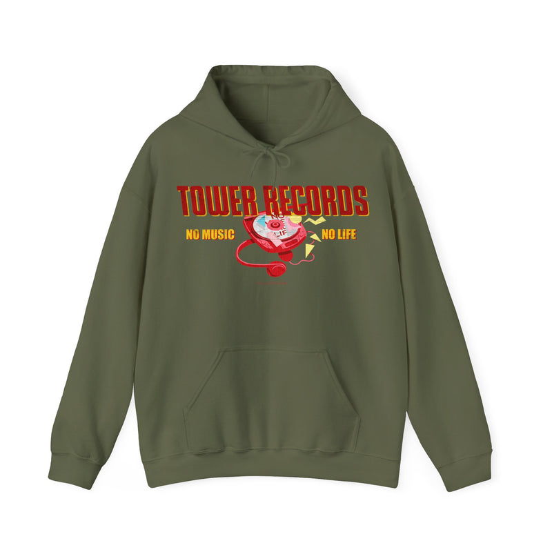 Load image into Gallery viewer, Tower Records No Music No Life Retail Store Pullover Hoody