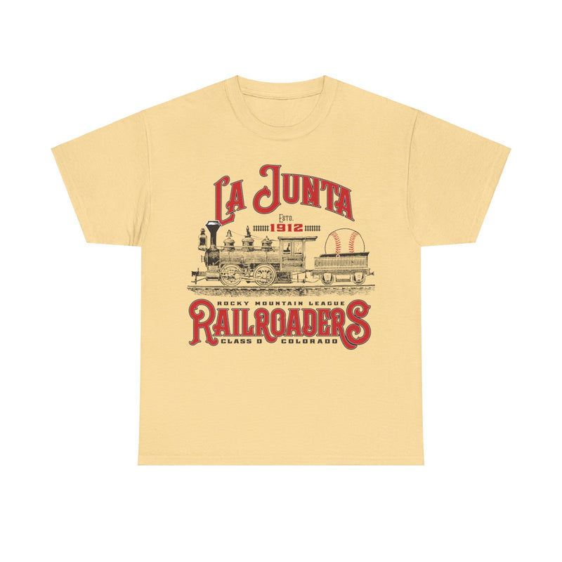 Load image into Gallery viewer, La Junta Railroaders Est 1912 Colorado Baseball T-shirt