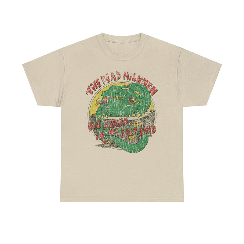 Load image into Gallery viewer, Big Lizard in My Backyard Dead Milkmen Music Rock T-shirt