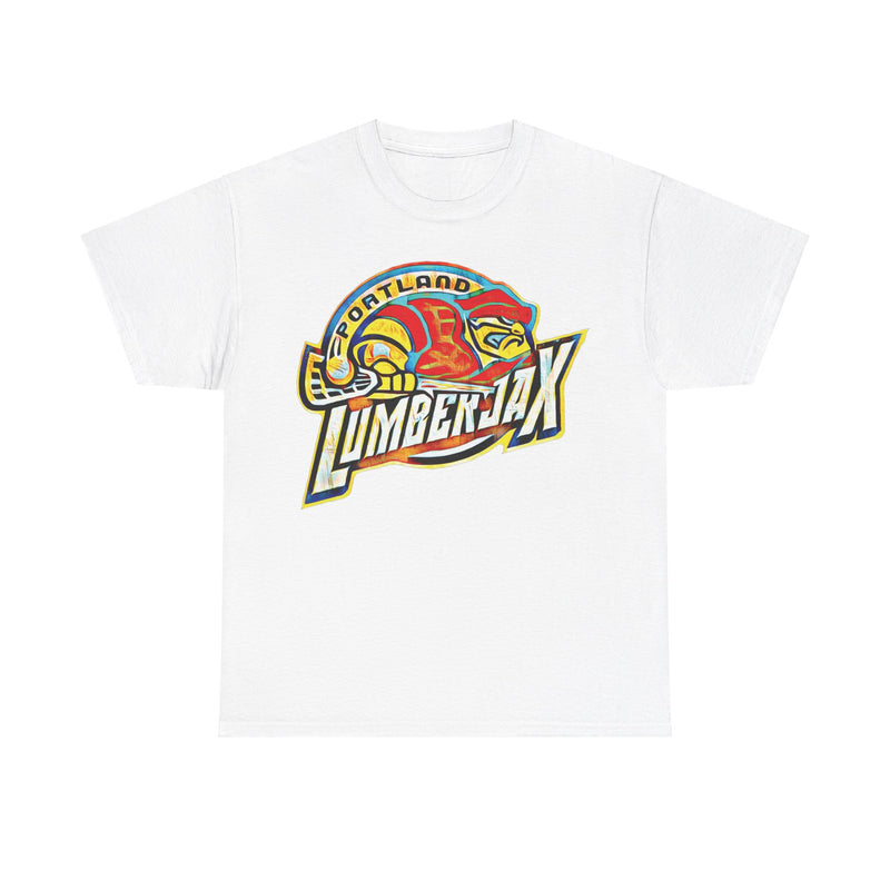 Load image into Gallery viewer, Portland Lumberjax Lacrosse Oregon Logo T-shirt