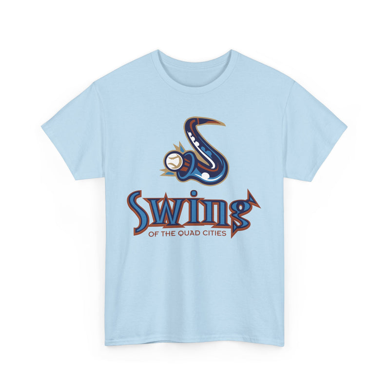 Load image into Gallery viewer, Swing of the Quad Cities Iowa Baseball 2004-2007 T-shirt