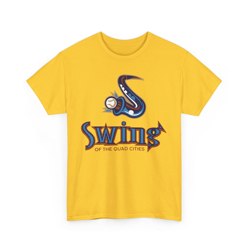Load image into Gallery viewer, Swing of the Quad Cities Iowa Baseball 2004-2007 T-shirt