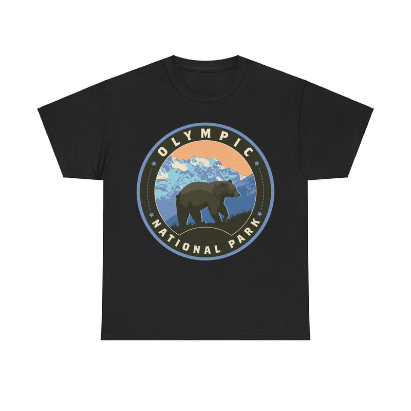 Load image into Gallery viewer, Olympic National Park Washington Round Logo T-shirt