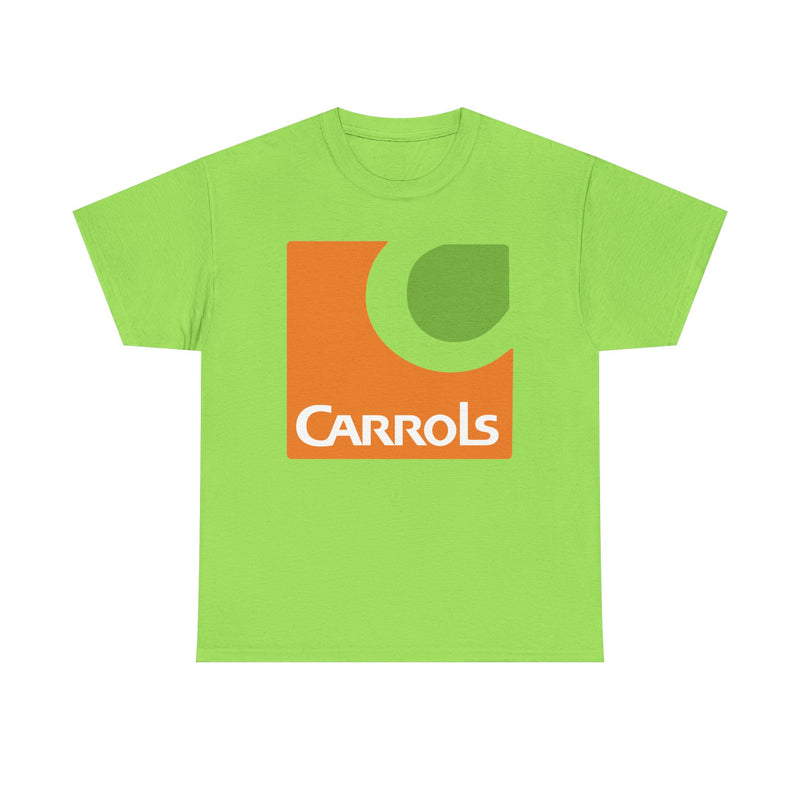 Load image into Gallery viewer, Carrols Restaurant Group T-Shirt - Fast Food Industry Defunct Logo Tee