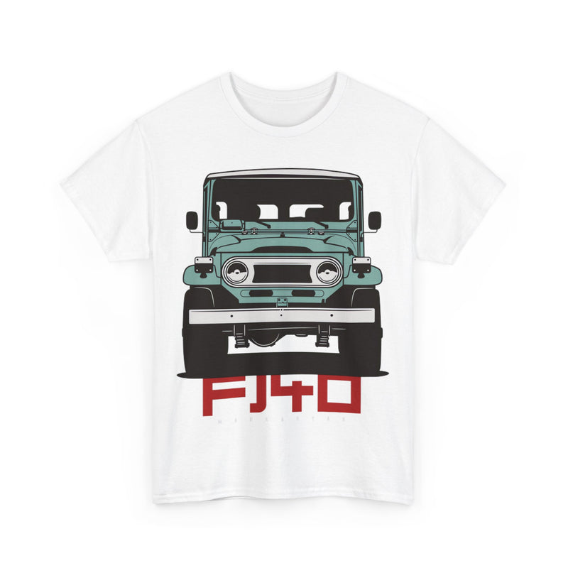 Load image into Gallery viewer, Toyota Land Cruiser FJ40 Green Car Double-sided T-shirt