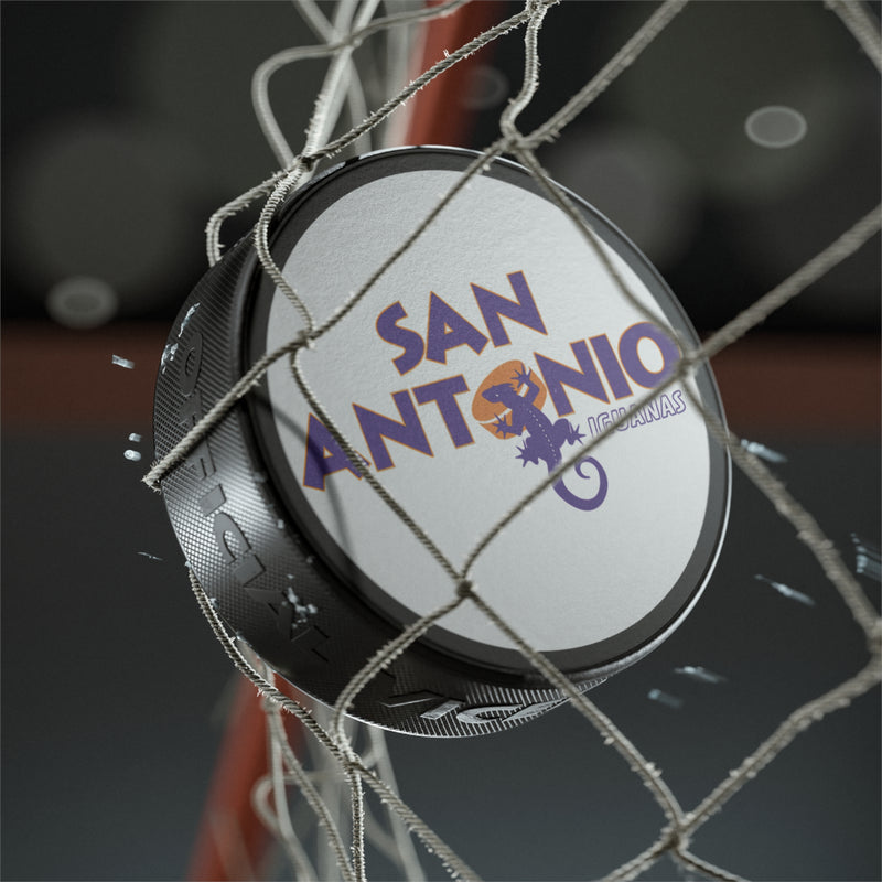 Load image into Gallery viewer, San Antonio Iguanas Texas CHL Hockey Puck