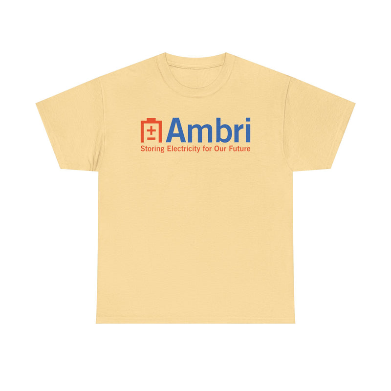 Load image into Gallery viewer, Ambri T-Shirt Defunct Energy Storage Company Storing Electricity Future Tee