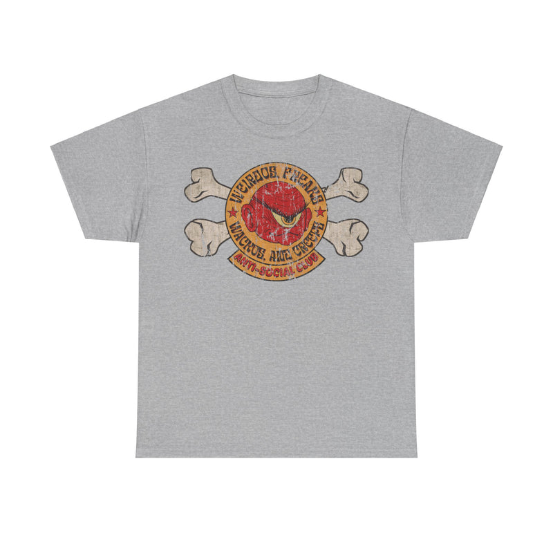 Load image into Gallery viewer, Weirdos Freaks Wackos and Creeps Anti-Social Club 1967 Red Logo T-shirt