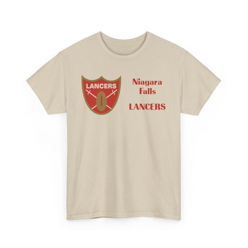 Load image into Gallery viewer, Niagara Falls New York Lancers Midwest Football 1971 T-shirt