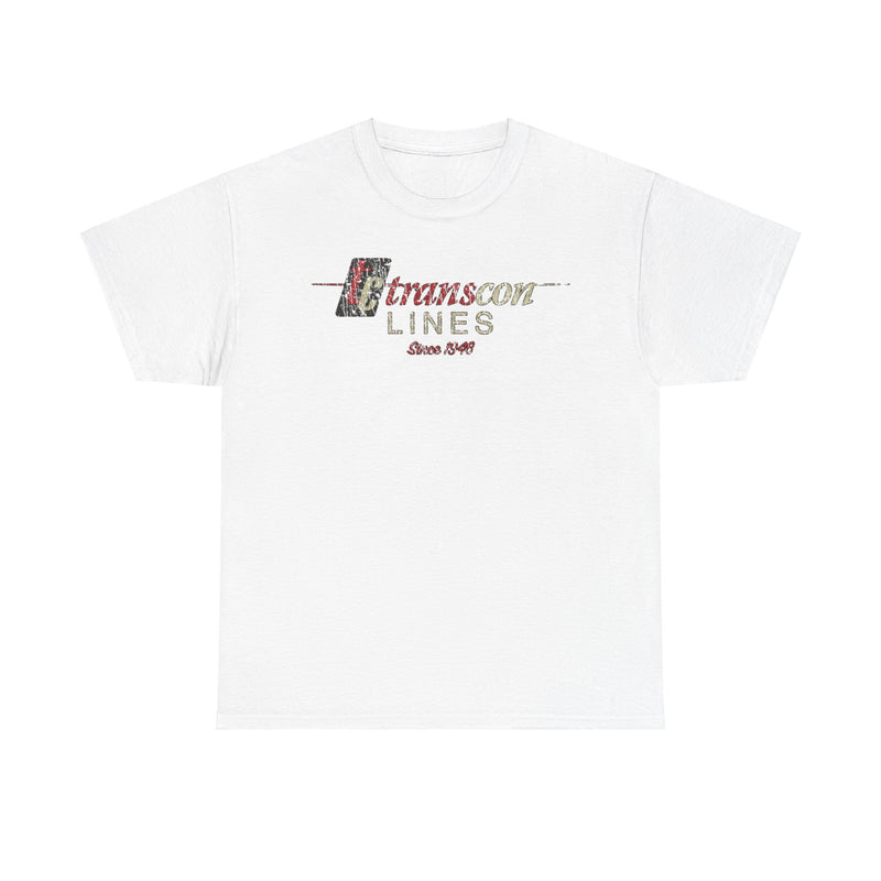 Load image into Gallery viewer, Transcon Lines 1946 California Truck Tractor Trailer Freight Company T-shirt