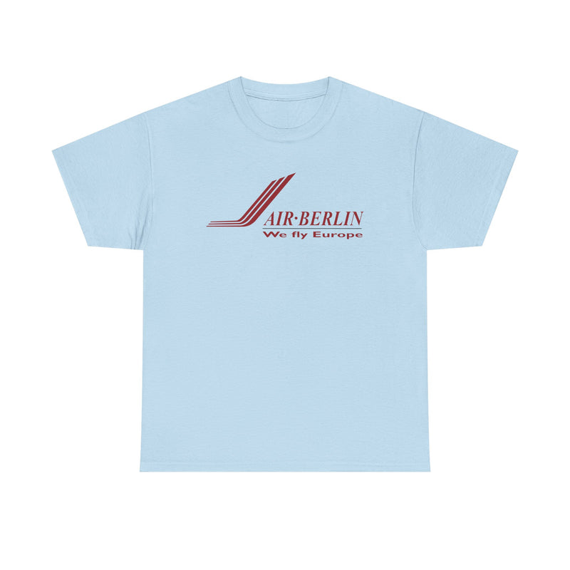 Load image into Gallery viewer, Air Berlin German Airline Vintage Red Logo European Aviation T-shirt