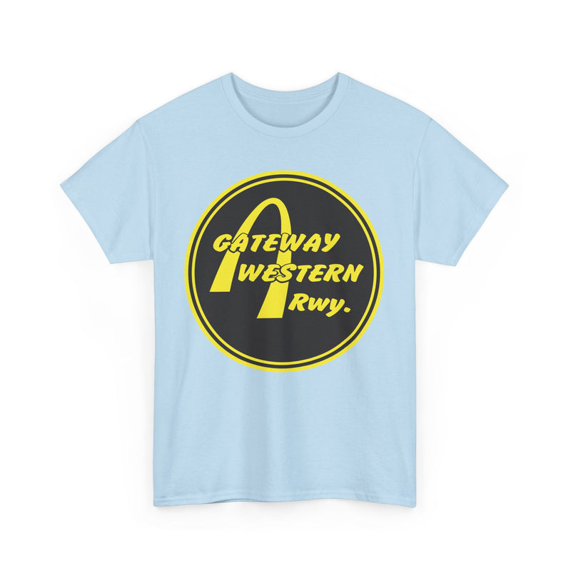 Load image into Gallery viewer, Gateway Western Railway Vintage Railroad Train Logo T-Shirt