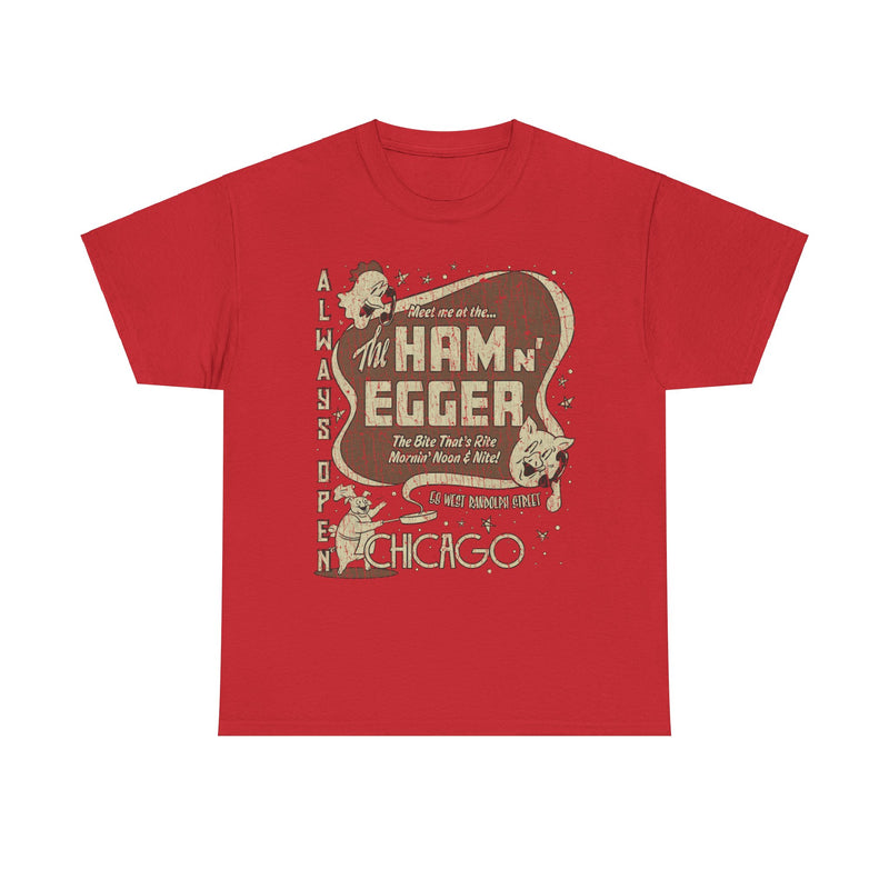 Load image into Gallery viewer, Ham n Egger Chicago Illinois Restaurant T-shirt
