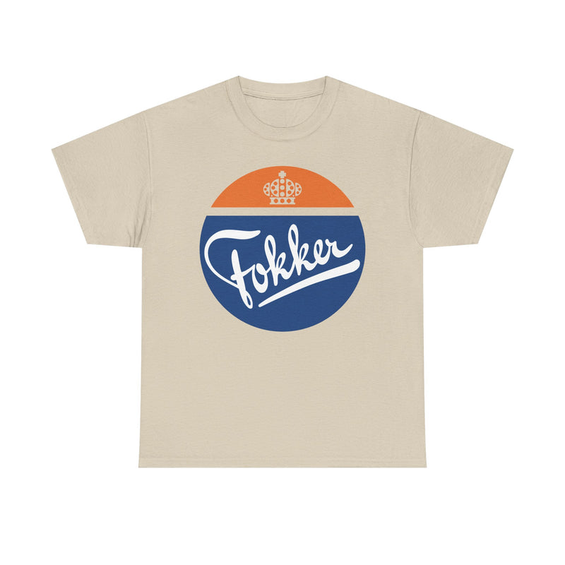 Load image into Gallery viewer, Fokker Royal Dutch Aircraft Manufacturer Vintage Logo T-Shirt